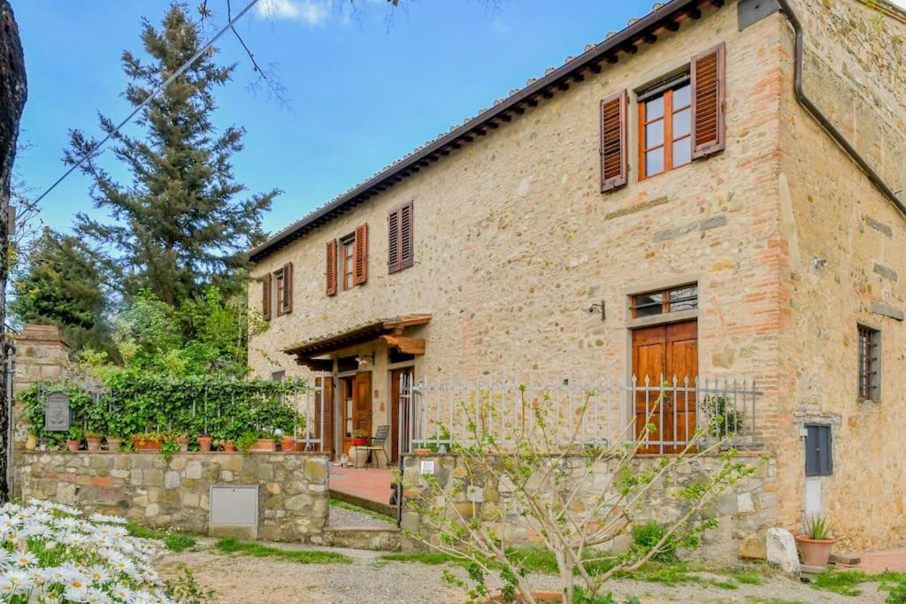 Appartamento Con Vista Panoramica In Chianti San Donnino  Dış mekan fotoğraf