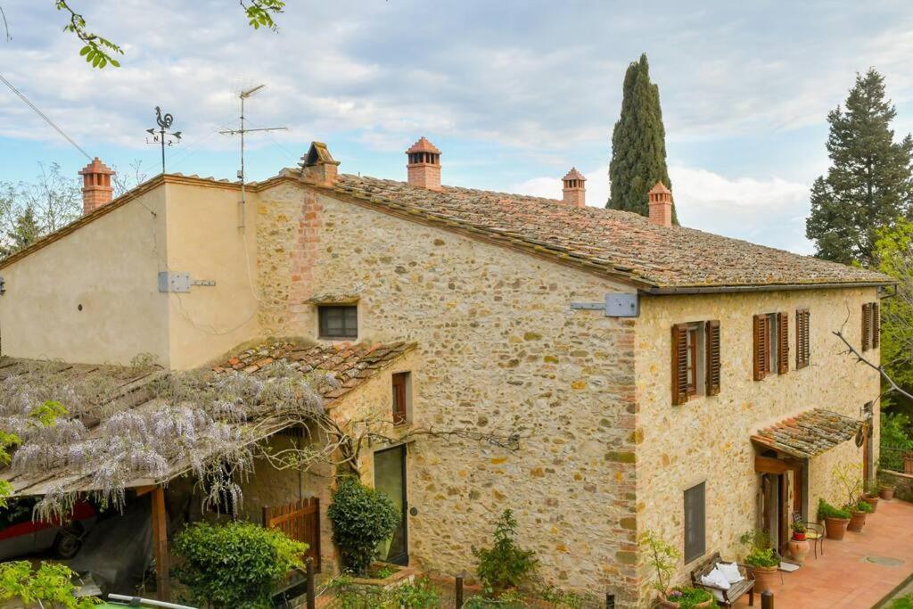 Appartamento Con Vista Panoramica In Chianti San Donnino  Dış mekan fotoğraf